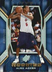 Alex Acker #120 Basketball Cards 2005 Spx Prices