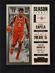 Clint Capela #73 Basketball Cards 2017 Panini Contenders Prices