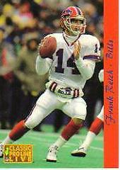 Frank Reich #17 Football Cards 1993 Pro Line Live Prices