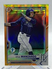 Kyle Manzardo [Orange Foil] #BD-191 Baseball Cards 2021 Bowman Draft 1st Edition Prices