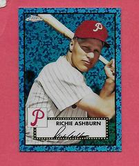 Richie Ashburn [Blue Prism] #627 Baseball Cards 2021 Topps Chrome Platinum Anniversary Prices