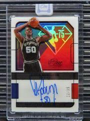 David Robinson [Purple] #75-DRB Basketball Cards 2021 Panini One and One 75th Team Signatures Prices