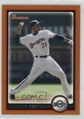 Alcides Escobar [Orange] #22 Baseball Cards 2010 Bowman Prices
