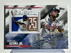 Ronald Acuna Jr. [Red] Baseball Cards 2022 Topps Update Special Event Patch Relics Prices