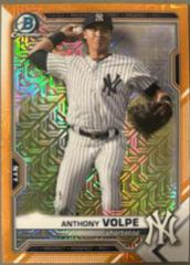 Anthony Volpe [Orange Refractor] #BCP-85 Baseball Cards 2021 Bowman Chrome Prospects Prices