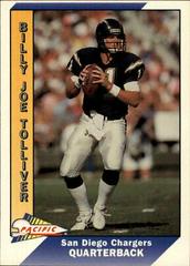 Billy Joe Tolliver Football Cards 1991 Pacific Prices