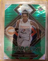 Ariel Atkins [Green Pulsar] Basketball Cards 2022 Panini Prizm WNBA Emergent Prices