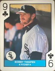 Bobby Thigpen [Nine of Club] Baseball Cards 1990 U.S. Playing Card All Stars Prices