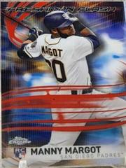 Manny Margot [Red Refractor] Baseball Cards 2017 Topps Chrome Freshman Flash Prices