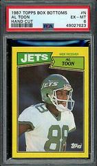Al Toon Football Cards 1987 Topps Box Bottoms Hand Cut Prices