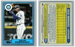 Julio Rodriguez [Blue] Baseball Cards 2022 Topps Update 1987 Prices
