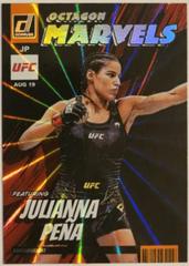 Julianna Pena [Orange Laser] #8 Ufc Cards 2023 Panini Donruss Ufc Octagon Marvels Prices