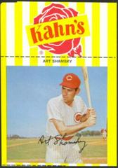 Art Shamsky [Reds] Baseball Cards 1967 Kahn's Wieners Prices