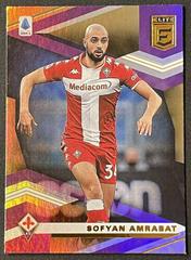 Sofyan Amrabat Soccer Cards 2020 Panini Chronicles Elite Serie A Prices