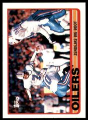 Oilers Team Zendejas Big Boot Football Cards 1989 Topps Prices