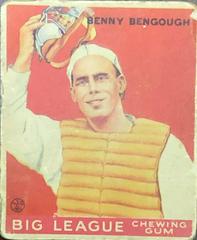 Benny Bengough #1 Baseball Cards 1933 Goudey Prices