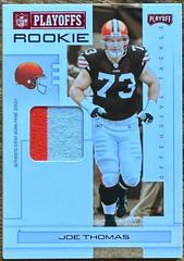 Joe Thomas [Material Red Prime] #117 Football Cards 2007 Playoffs NFL Prices