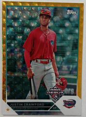 Justin Crawford [Foilfractor] #PD-62 Baseball Cards 2023 Topps Pro Debut Prices