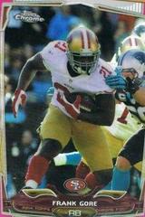 Frank Gore [Pink Refractor] #1 Football Cards 2014 Topps Chrome Prices