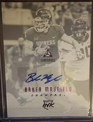 Baker Mayfield [Pink] Football Cards 2018 Panini Luminance Rookie Ink Autographs Prices