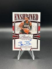 Dwyane Wade [Ruby] #27 Basketball Cards 2022 Panini Flawless Enshrined Signature Prices