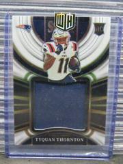 Tyquan Thornton [White] #JS-20 Football Cards 2022 Panini Select Jumbo Rookie Swatches Prices