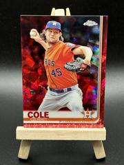 Gerrit Cole [Red Refractor] #572 Baseball Cards 2019 Topps Chrome Sapphire Prices