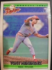 Tony Menendez Baseball Cards 1992 Panini Donruss Rookies Prices