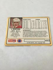 Joe Montana #40G Football Cards 1991 Action Packed 24KT Gold Prices