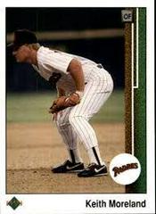 Keith Moreland #361 Baseball Cards 1989 Upper Deck Prices