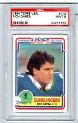 Rich Garza #113 Football Cards 1984 Topps USFL Prices