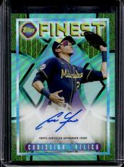 Christian Yelich [Refractor] #CY Baseball Cards 2020 Topps Finest Flashbacks Autographs Prices