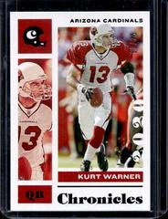 Kurt Warner [Black] #3 Football Cards 2020 Panini Chronicles Prices