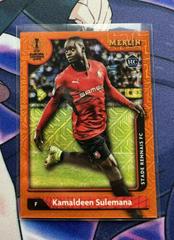 Kamaldeen Sulemana [Orange Mojo] Soccer Cards 2021 Topps Merlin Chrome UEFA Prices