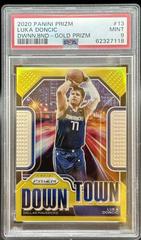 Luka Doncic [Gold Prizm] #13 Basketball Cards 2020 Panini Prizm Downtown Bound Prices
