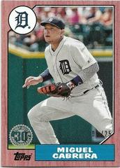 Miguel Cabrera [Mini Red] Baseball Cards 2017 Topps 1987 Prices