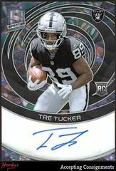 Tre Tucker #6 Football Cards 2023 Panini Spectra Rookie Autograph Psychedelic Prices