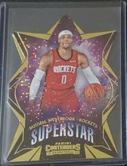 Russell Westbrook #5 Basketball Cards 2019 Panini Contenders Superstar Die-Cuts Prices