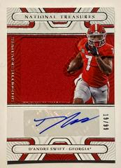D'Andre Swift Football Cards 2022 Panini National Treasures Collegiate Silhouettes Signatures Prices