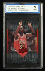 Michael Jordan Basketball Cards 1999 Upper Deck Athlete of the Century Power Deck Prices