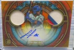 Luisangel Acuna [Orange] Baseball Cards 2022 Bowman Inception Autograph Dual Relics Prices