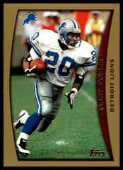 Barry Sanders #1 Football Cards 1998 Topps Prices