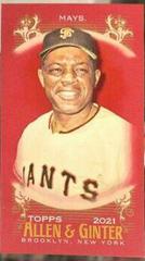 Willie Mays [Mini Red] #96 Baseball Cards 2021 Topps Allen & Ginter X Prices
