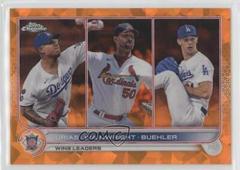 Urias, Wainwright, Buehler [Orange] Baseball Cards 2022 Topps Chrome Sapphire Prices