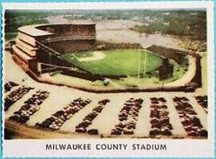 Milwaukee Stadium [Milwaukee Braves] Baseball Cards 1955 Golden Stamps Prices