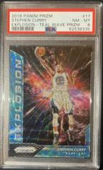 Stephen Curry [Teal Wave Prizm] #17 Basketball Cards 2016 Panini Prizm Explosion Prices