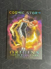 Victor Wembanyama [Gold] #14 Basketball Cards 2023 Panini Origins Cosmic Storm Prices