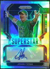 John Cena [Silver Prizm] Wrestling Cards 2022 Panini Prizm WWE Superstar Autographs Prices