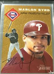 Marlon Byrd Baseball Cards 2003 Topps Heritage Chrome Prices
