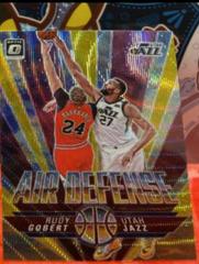 Rudy Gobert [Gold Wave] #1 Basketball Cards 2021 Panini Donruss Optic Air Defense Prices